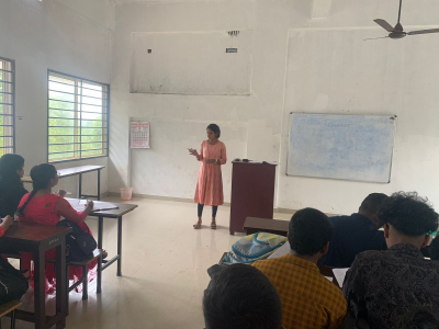 Classes handled by the students of I-CAS as part of the Teacher's Day celebrations. 