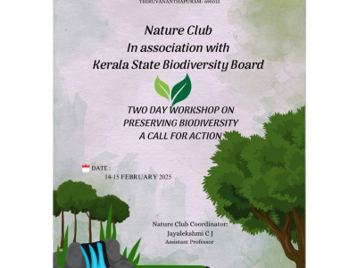 Two day workshop on preserving biodiversity